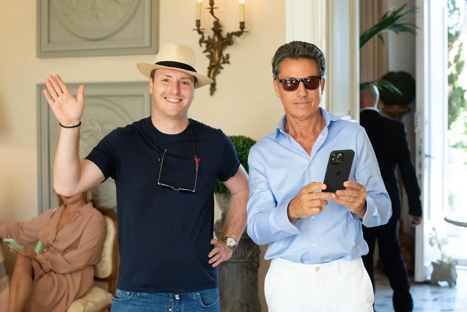 Memorable instant in event photography at a vibrant conference