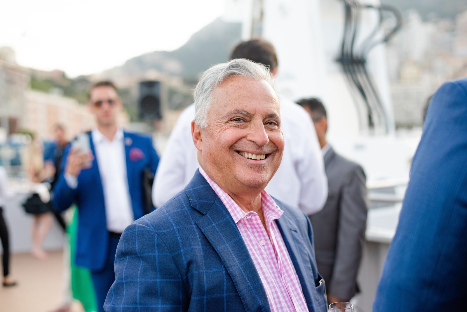 Unique view in event photography at a stylish French conference