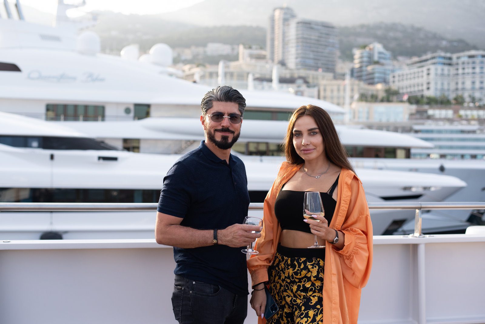 Poised grace in event photography at a vibrant French gathering