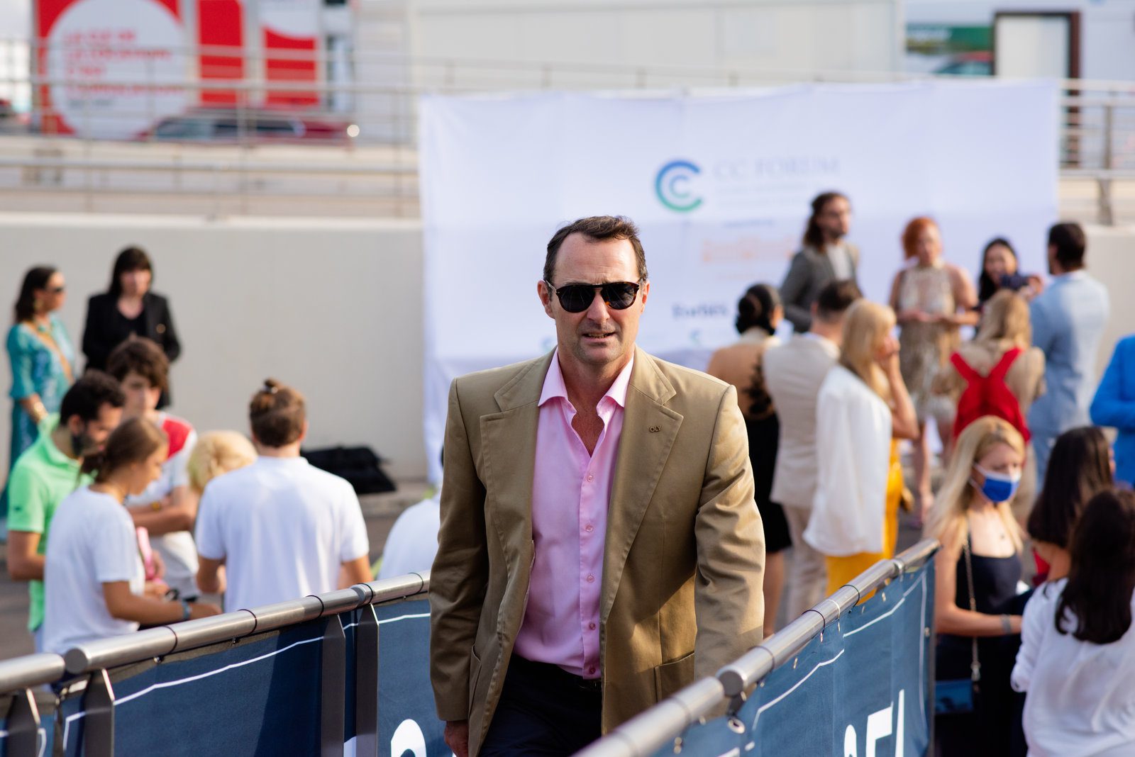 Vivid image in event photography at a vibrant conference