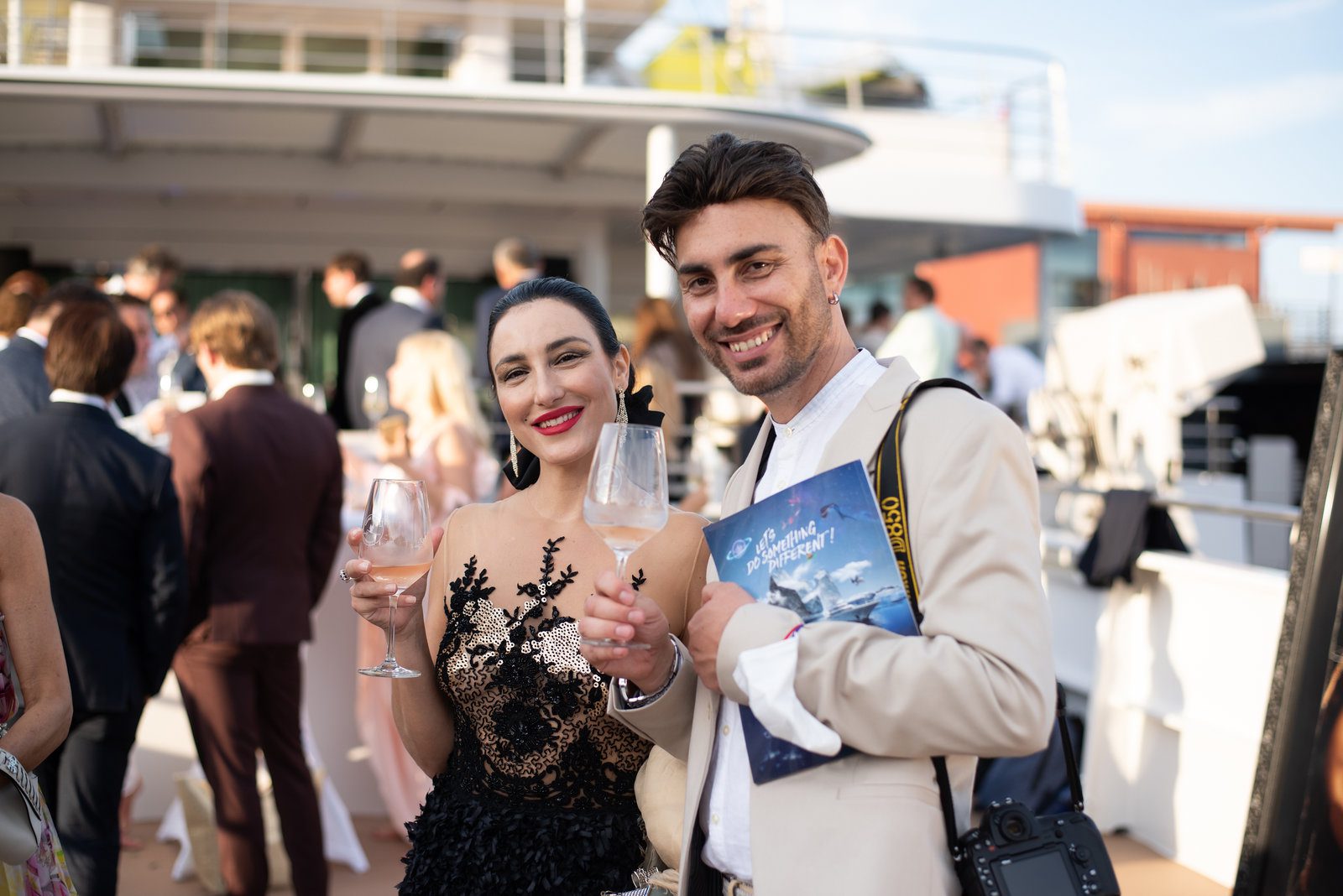 Stunning beauty in event photography at a vibrant French gathering