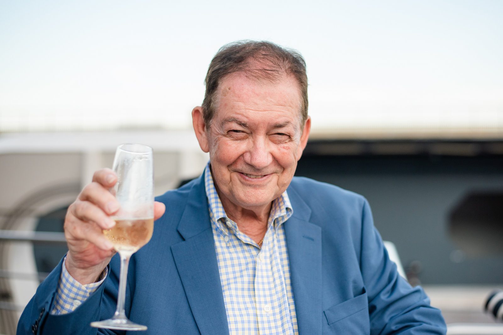 Unique viewpoint in event photography at a vibrant French gathering