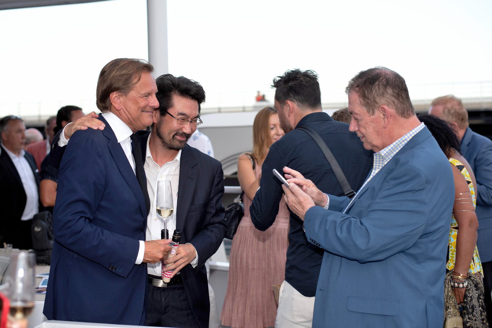 Unique view in event photography at a vibrant French gathering