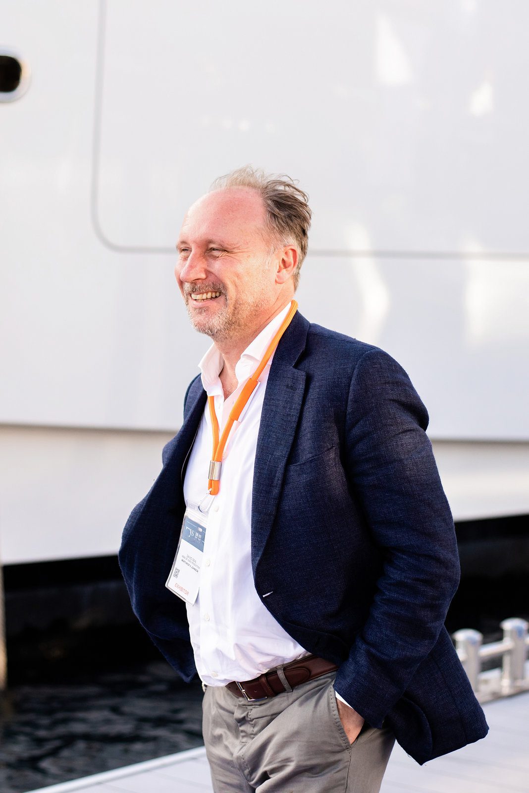 Graceful elegance in event photography at a dynamic yacht gathering