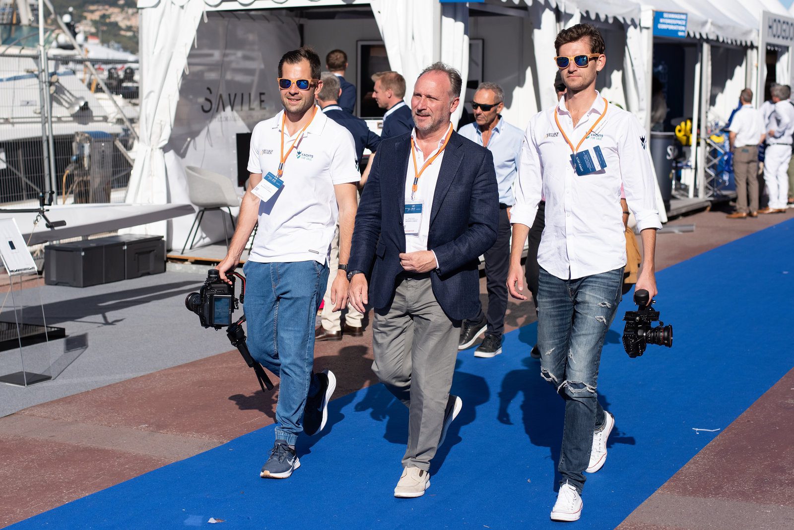 Stunning beauty in event photography at a vibrant yacht event