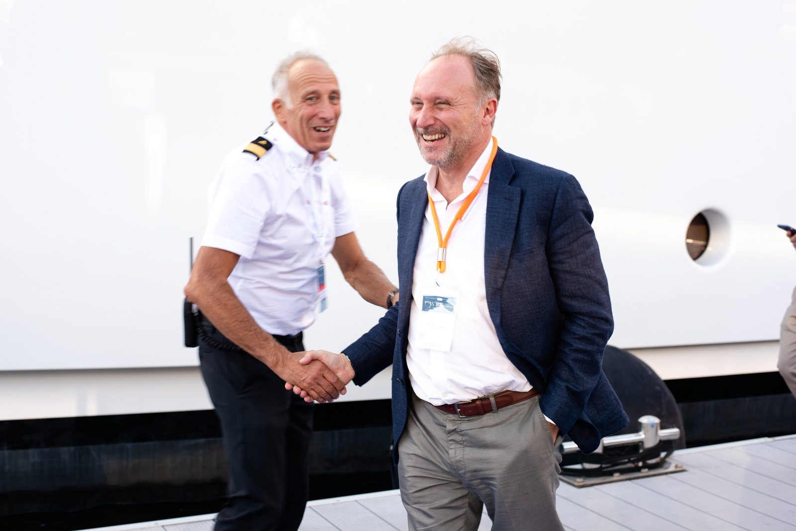 Unique viewpoint in event photography at a stylish French show