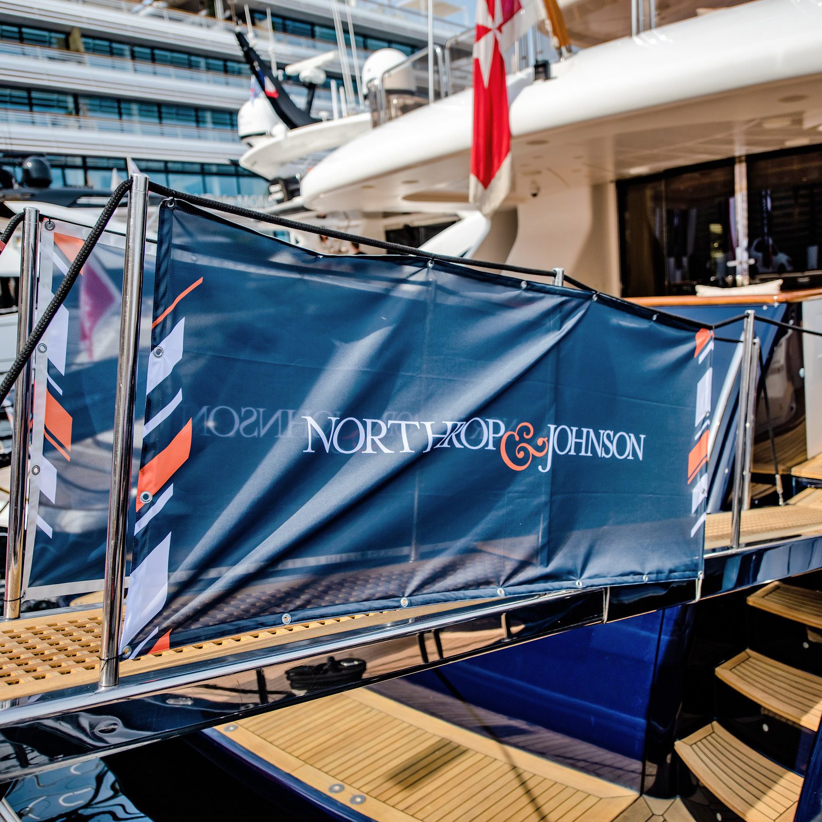 Chic style in event photography at a luxurious yacht show