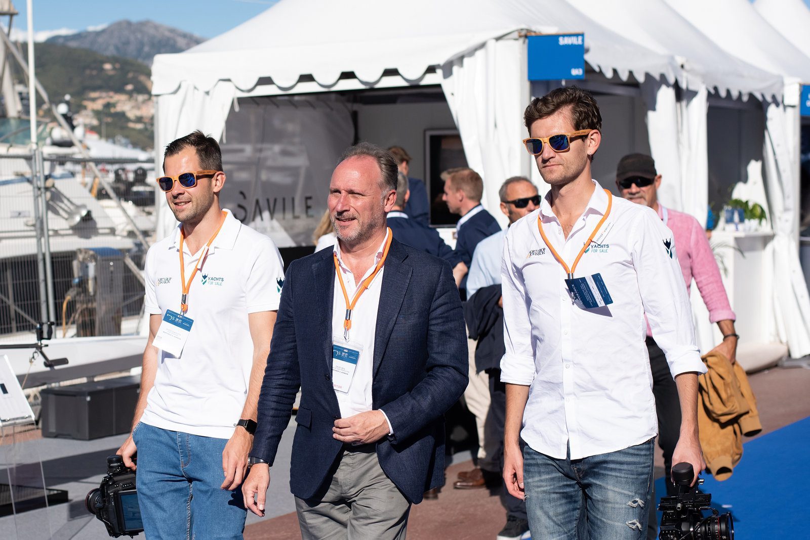 Vivid scene in event photography at a luxurious yacht event