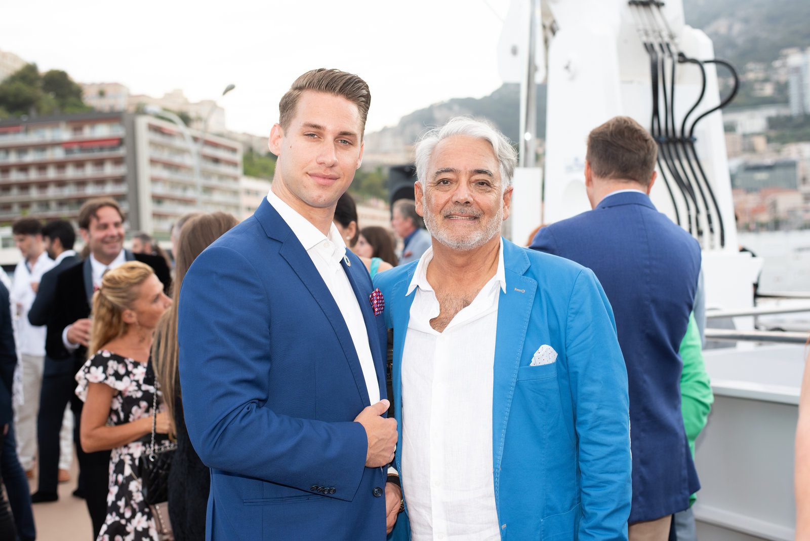 Passionate moment in event photography at a vibrant French gathering