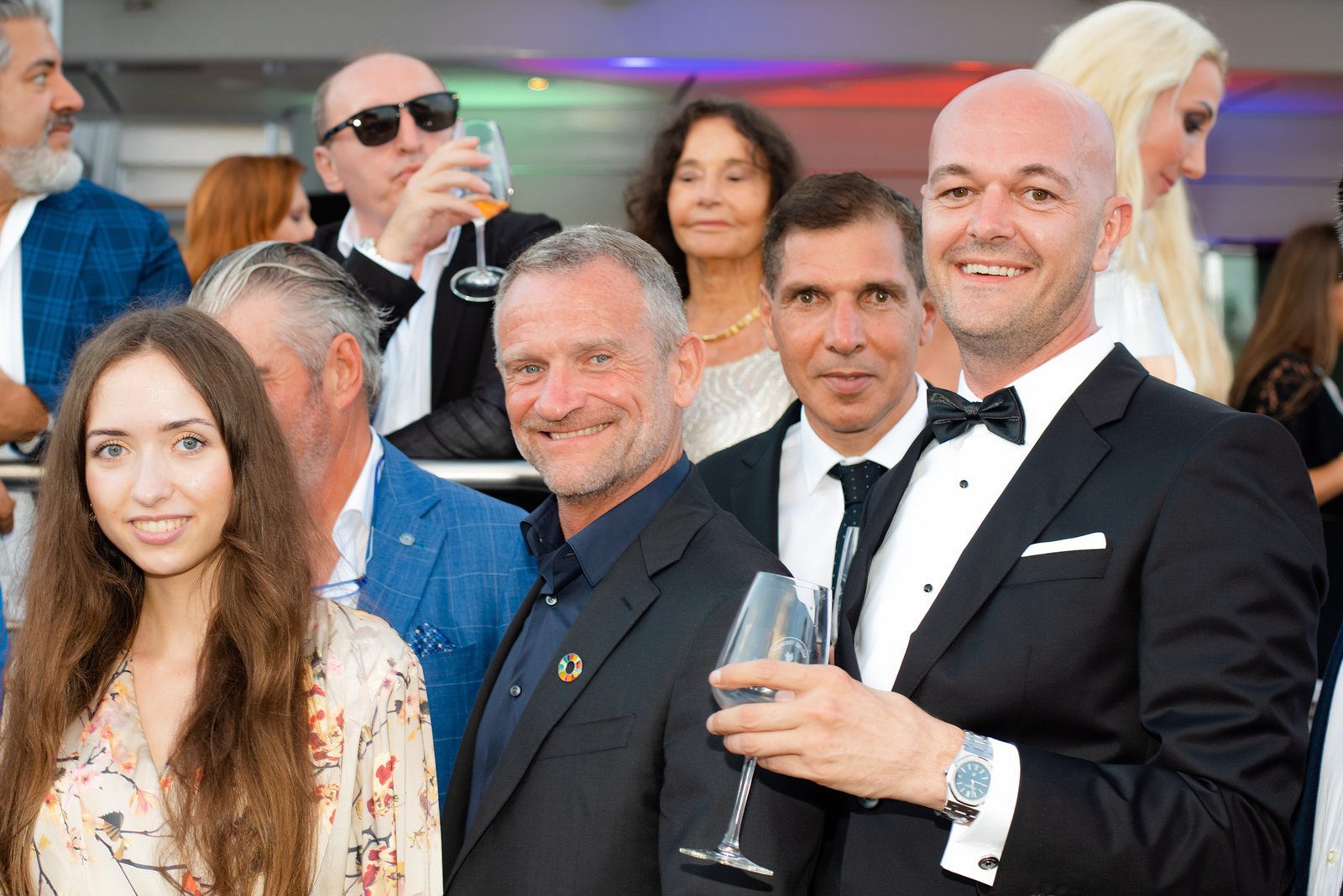 Dynamic capture in event photography at a stylish French event