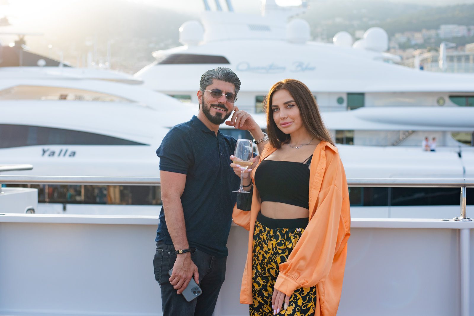 Bold shot in event photography at a prestigious French conference