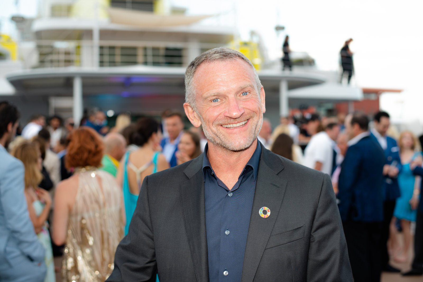 Bold shot in event photography at a prestigious French conference