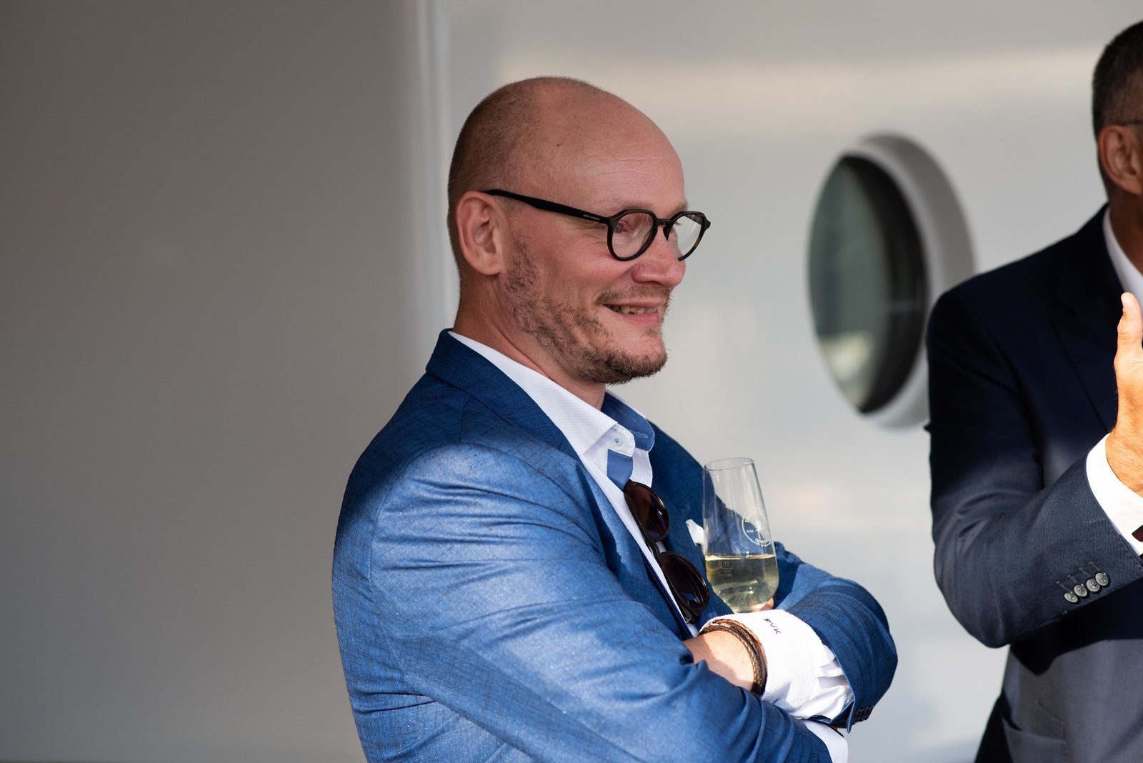 Bold shot in event photography at a prestigious French conference