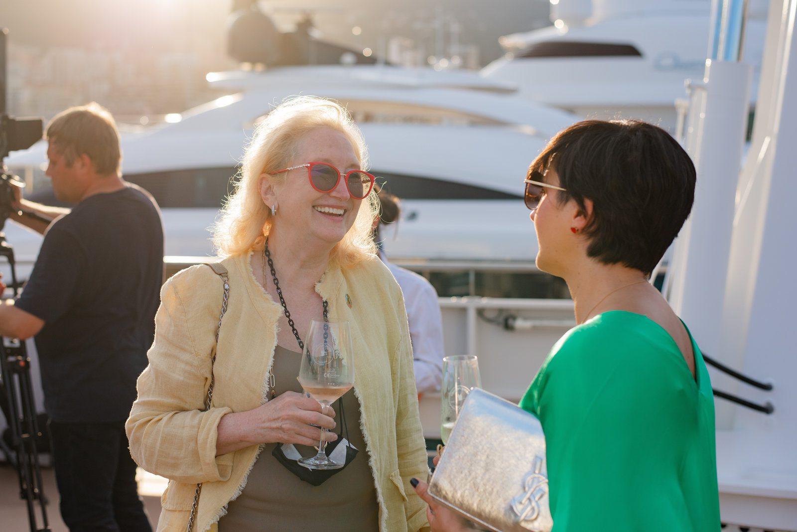 Bold shot in event photography at a prestigious French conference