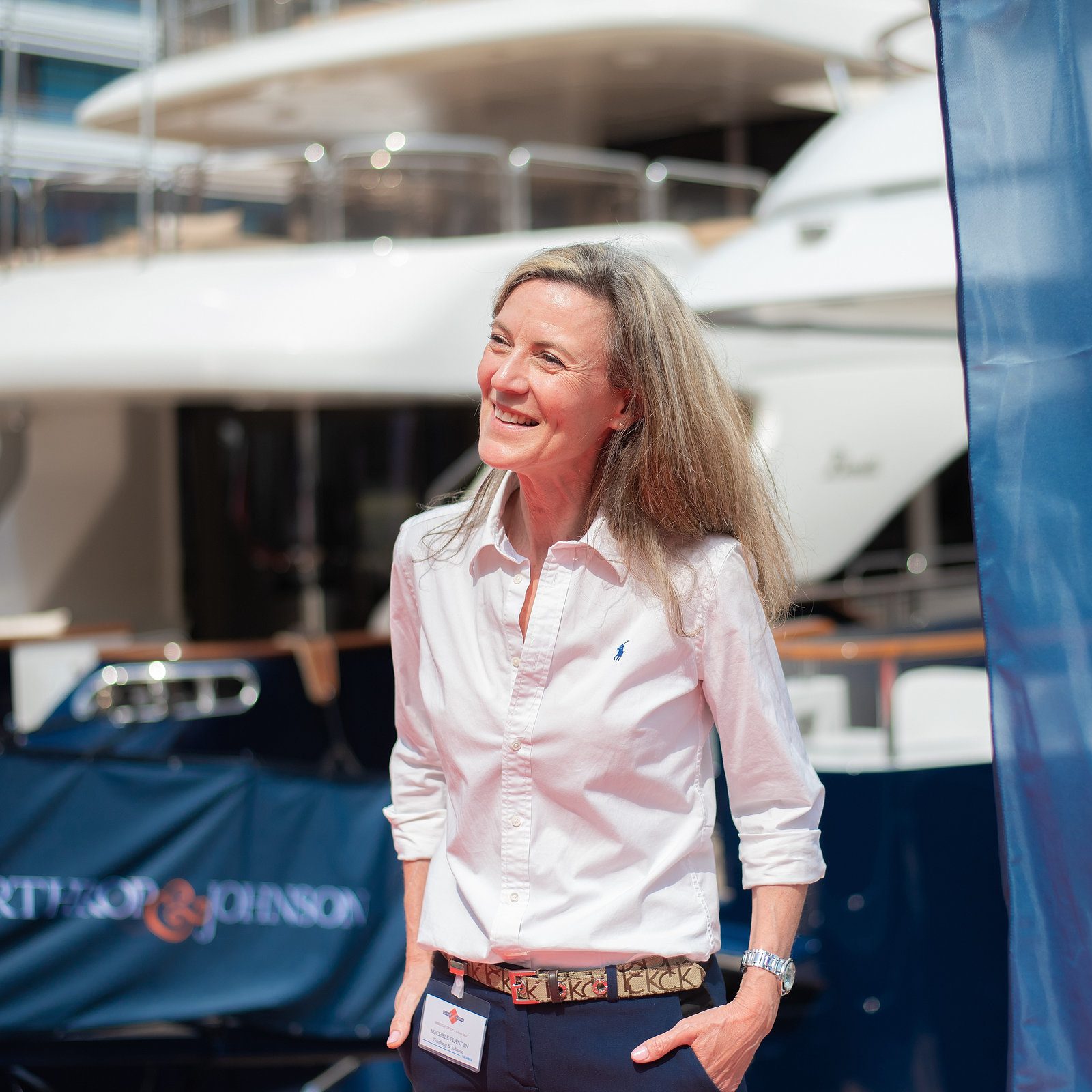 Vivid image in event photography at a prestigious yacht event