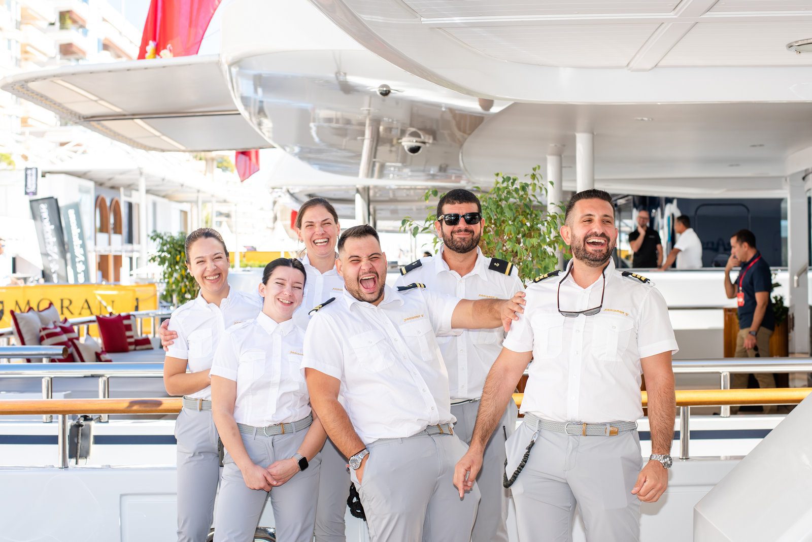 Bold shot in event photography at a prestigious yacht event