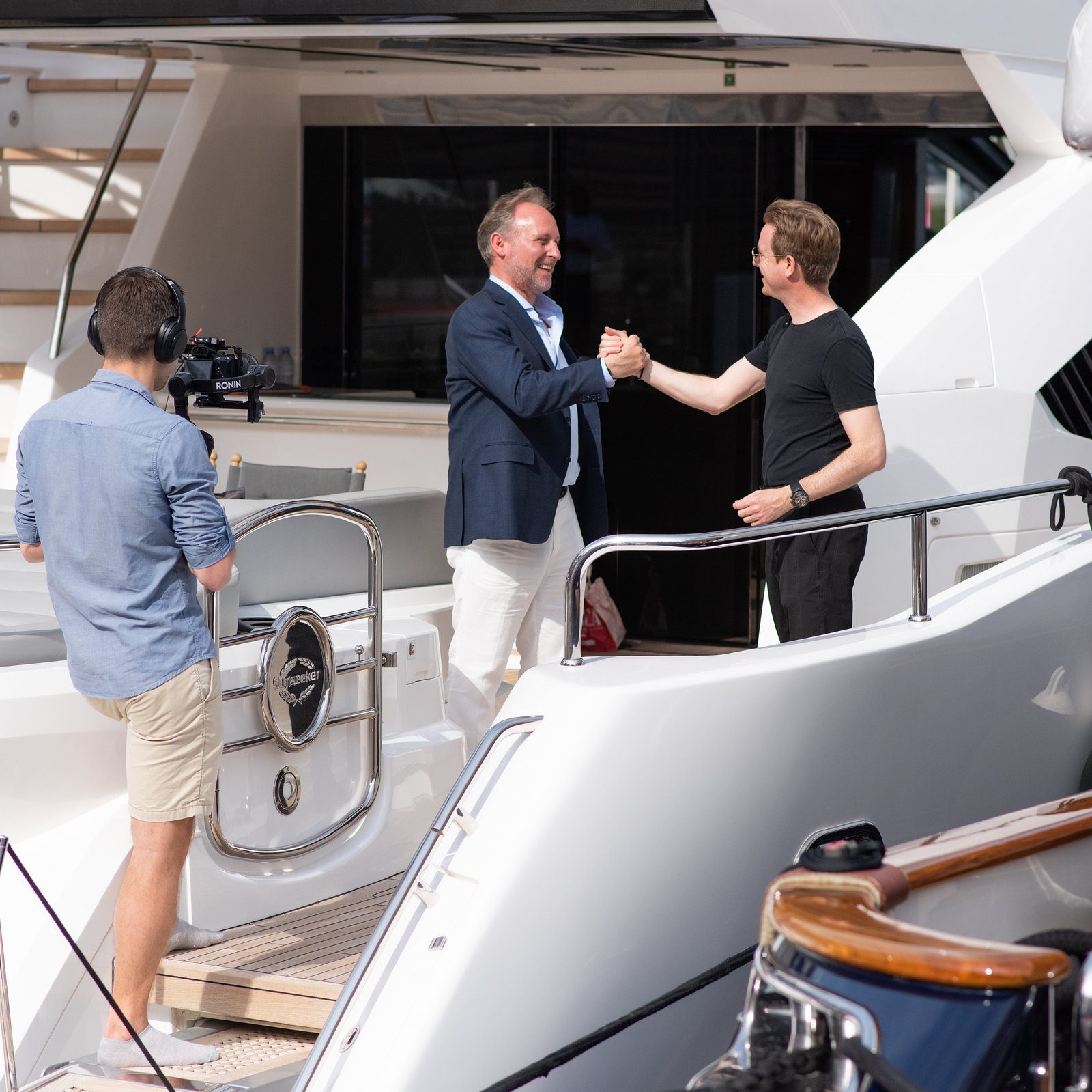 Splendid capture in event photography at a luxurious yacht event