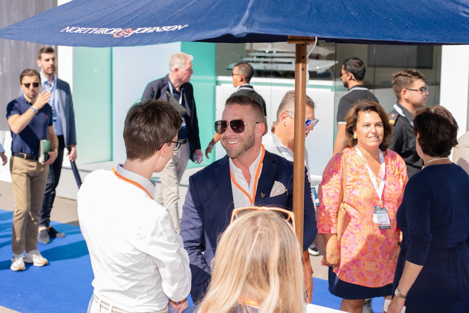 Stylish flair in event photography at a stylish French event