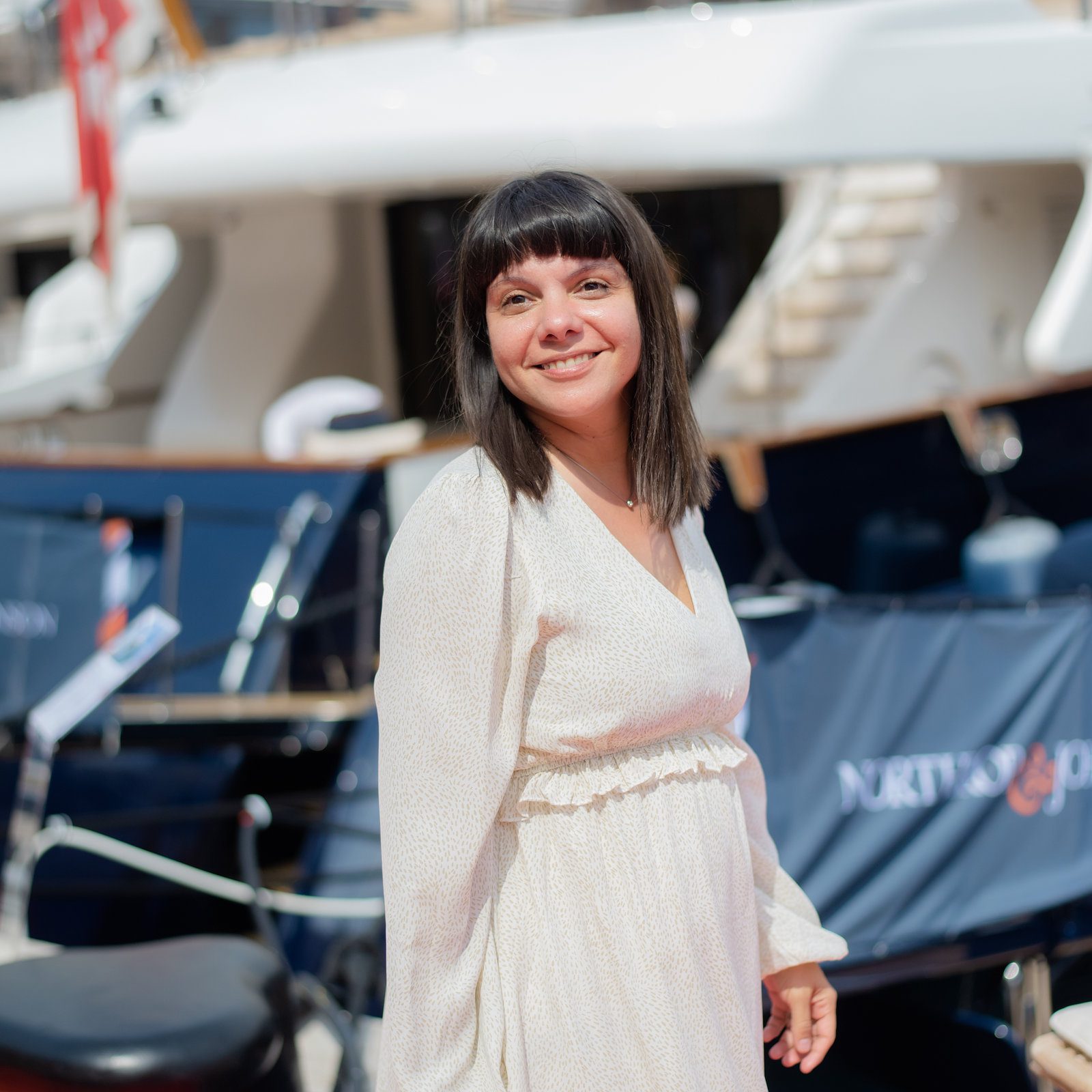 Dazzling scene in event photography at a luxurious yacht gathering