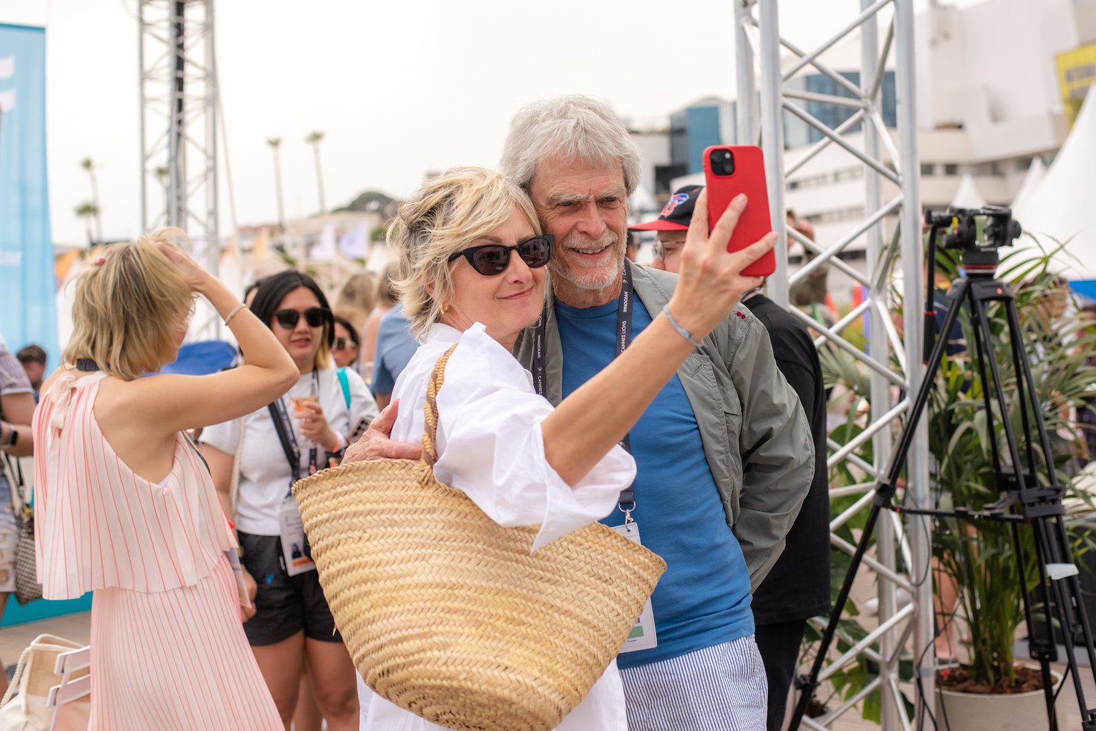 Poised grace in event photography at a stylish Riviera gathering