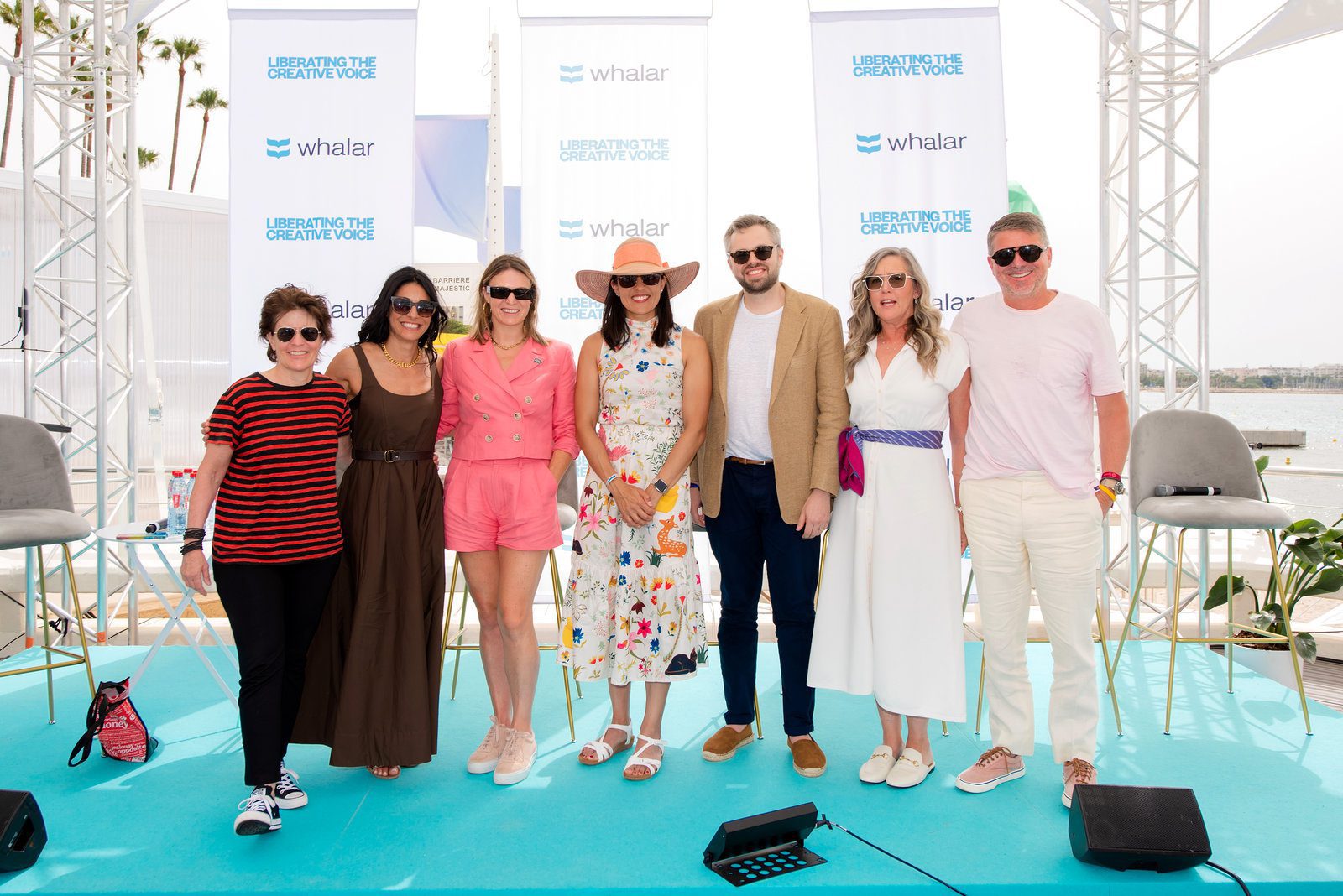 Authentic candid in event photography at a stylish French Riviera show