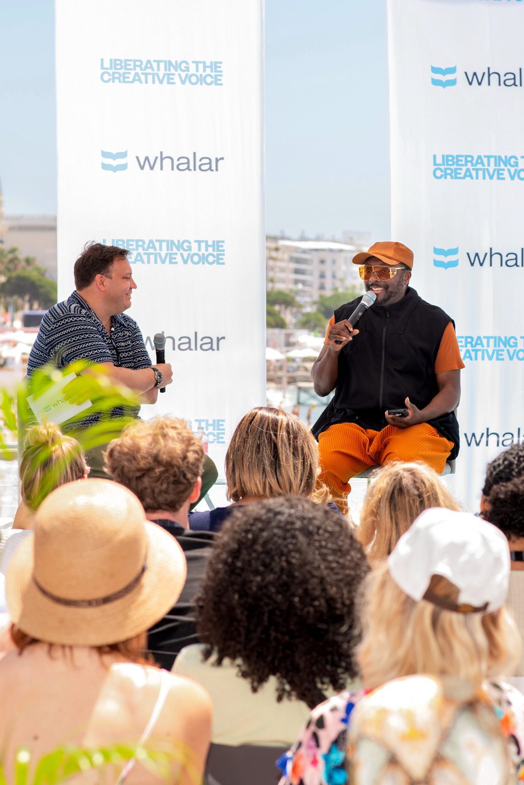 Artful composition in event photography at a vibrant French Riviera show