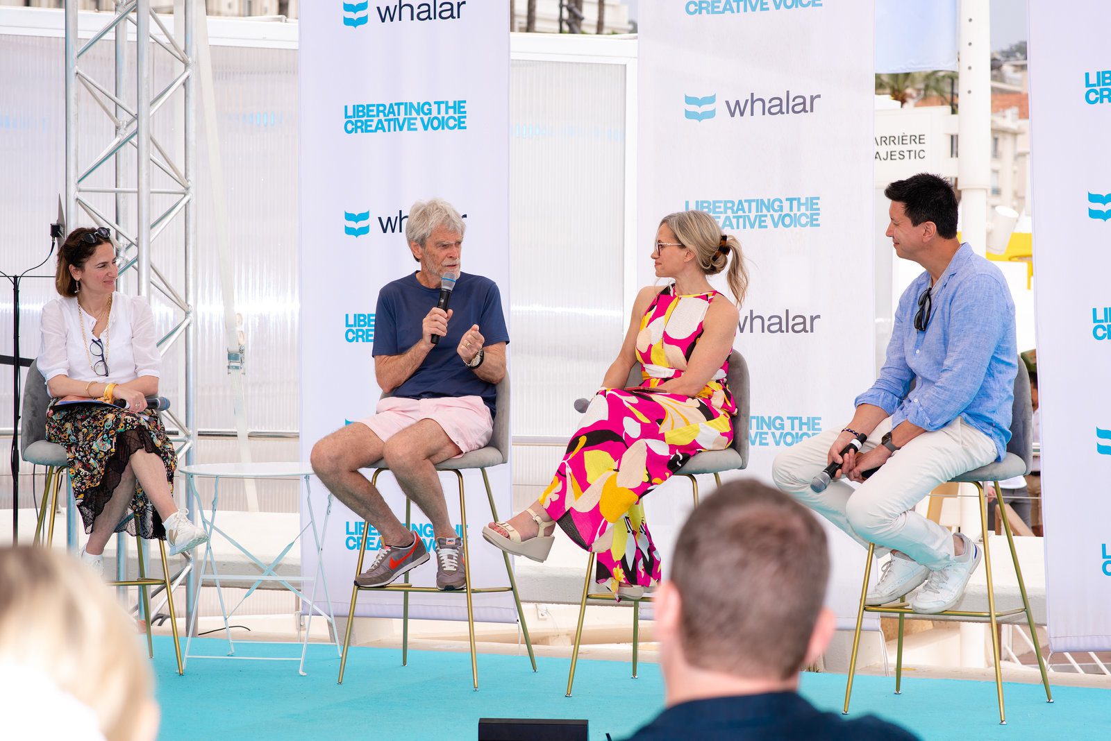 Dynamic perspective in event photography at a luxurious coastal event