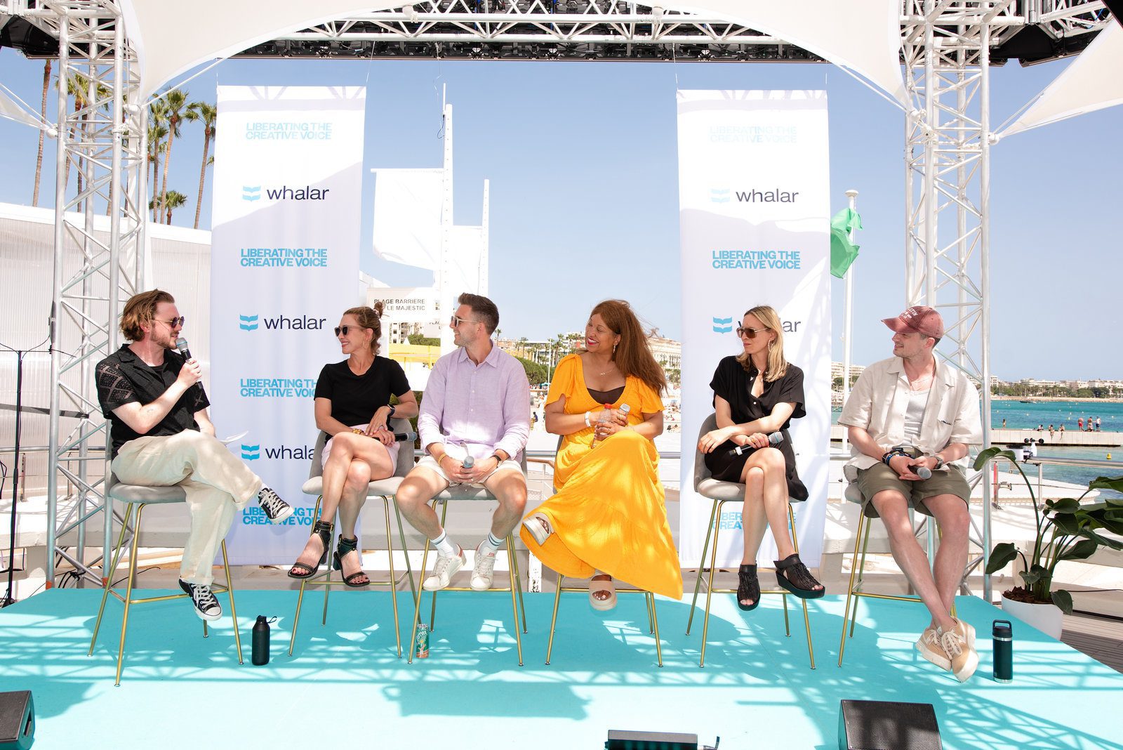 Bold shot in event photography at a stylish French Riviera gathering