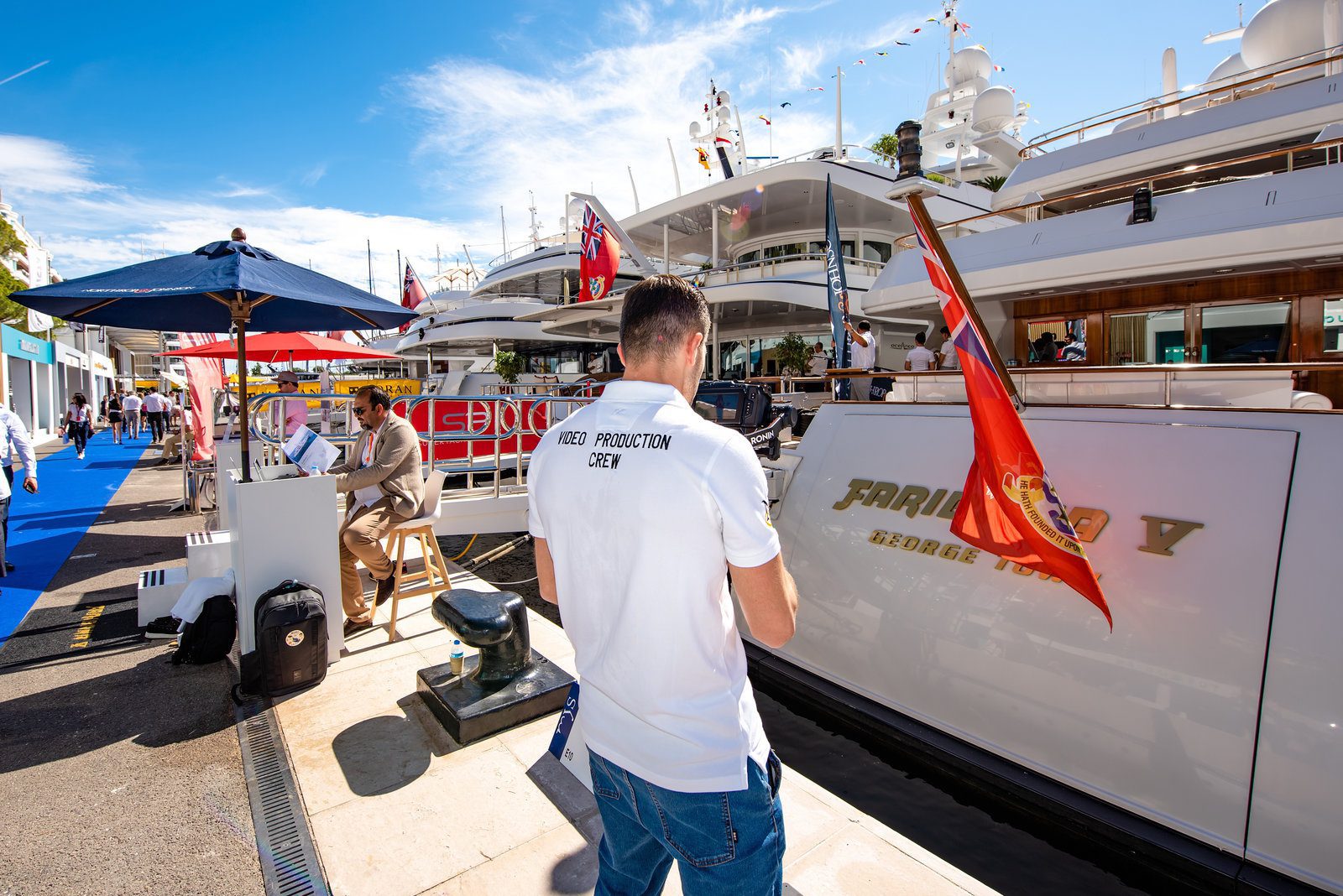 Stylish flair in event photography at a prestigious French event