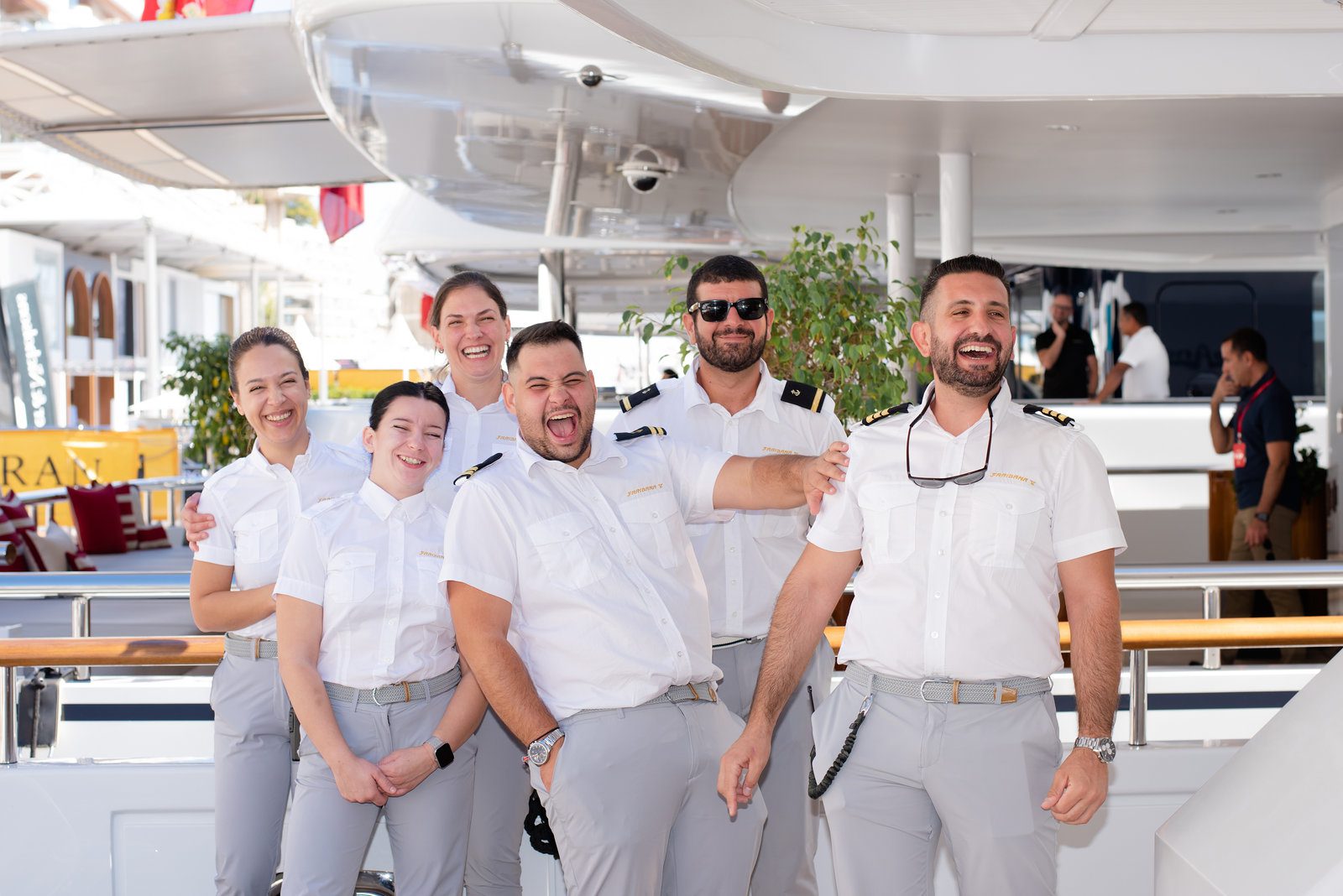 Vivid eclat in event photography at a stylish yacht show