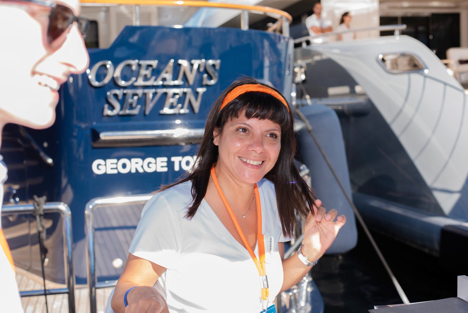 Vibrant vitality in event photography at a luxurious yacht gathering