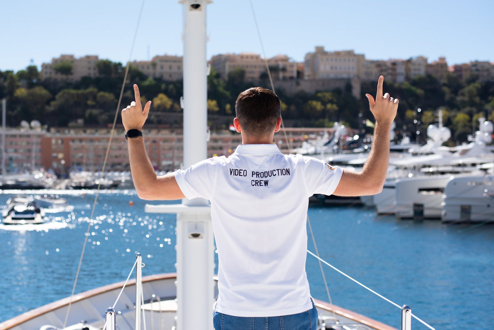 Dazzling scene in event photography at a stylish yacht gathering