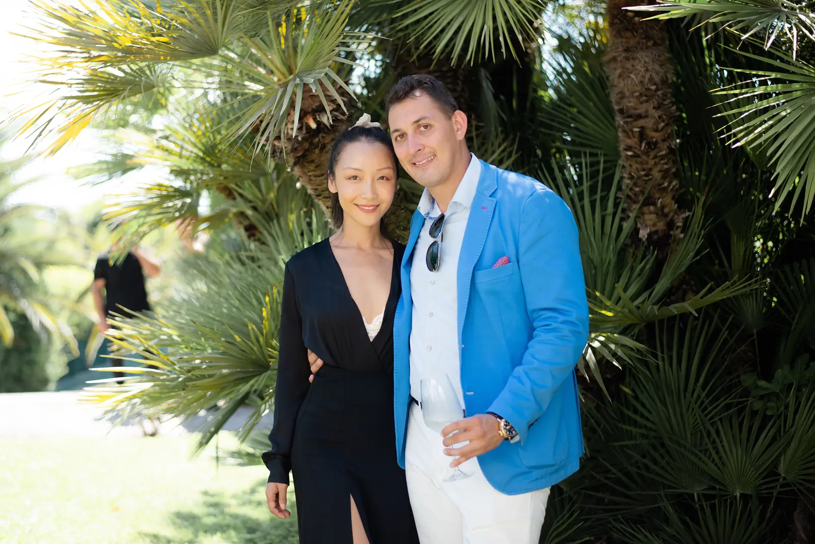 Glamorous moment in event photography at a distinguished event