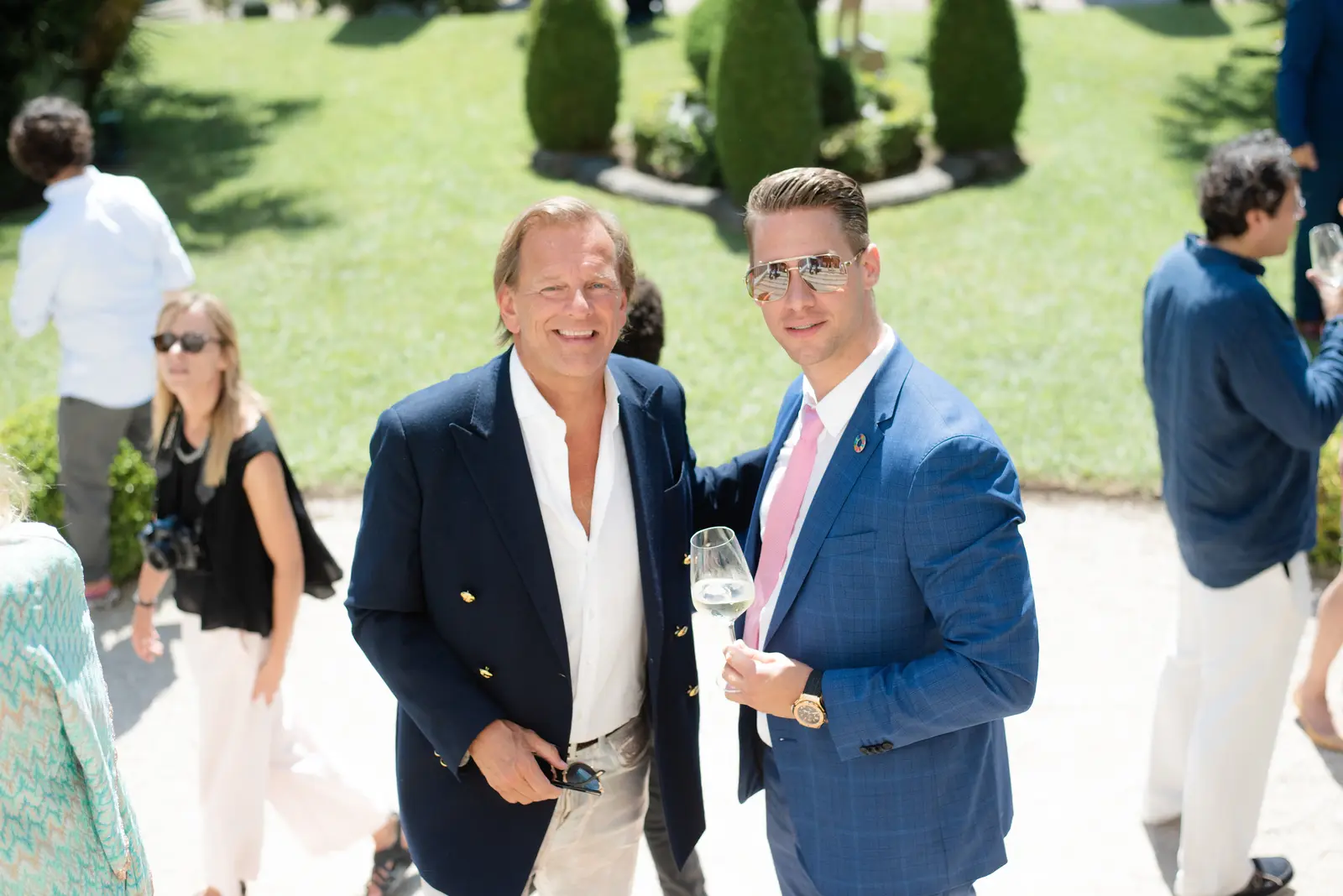 Dynamic shot in event photography at a high-profile gathering