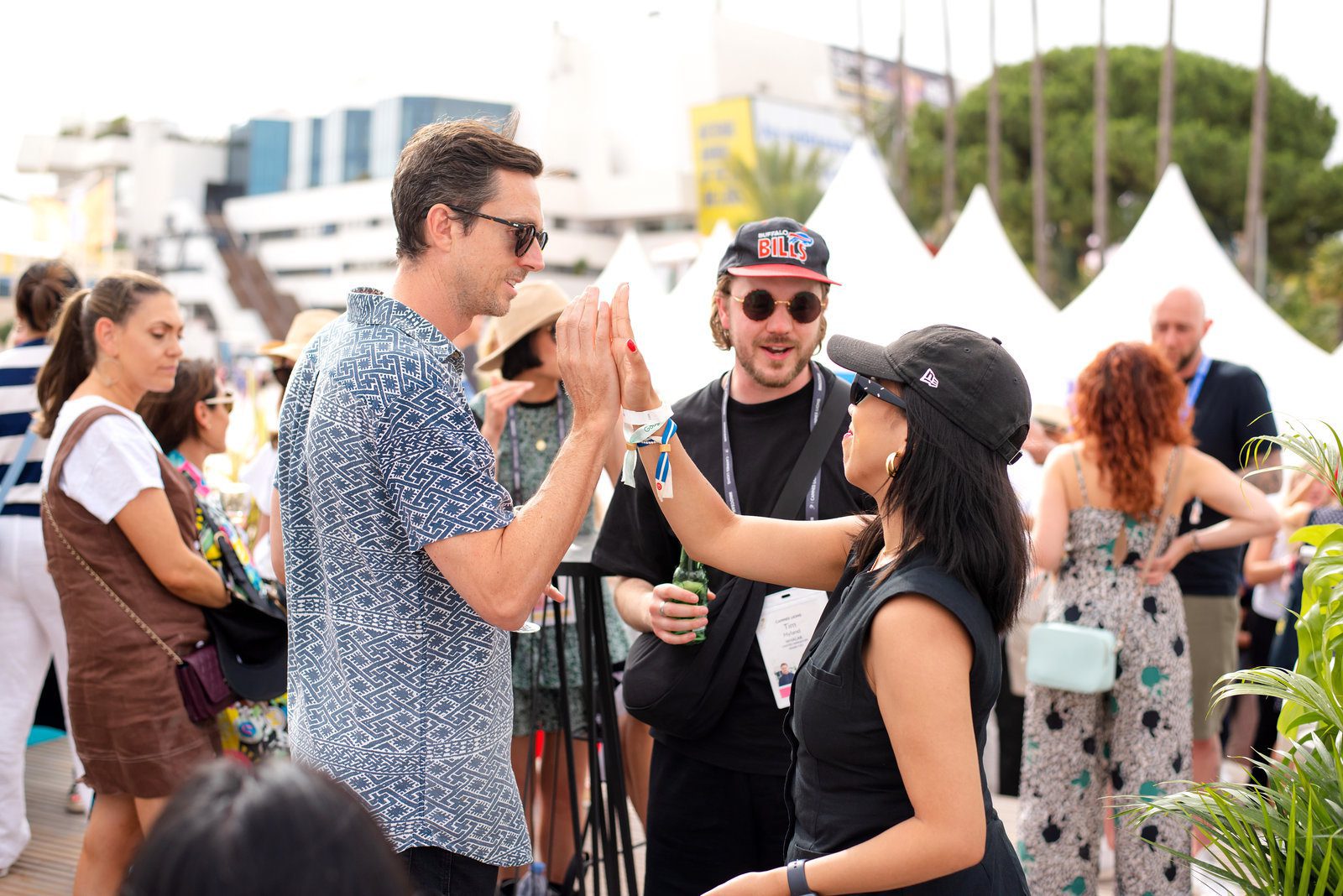 Chic style in event photography at a vibrant French Riviera show