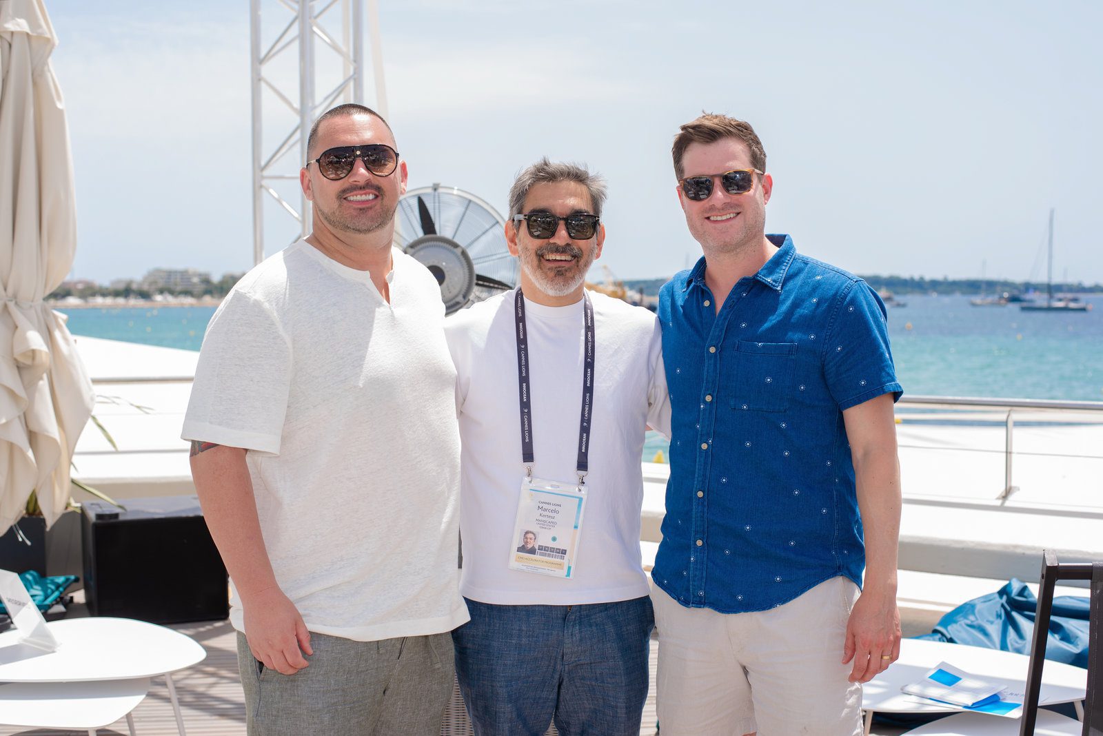 Radiant scene in event photography at a vibrant Riviera gathering