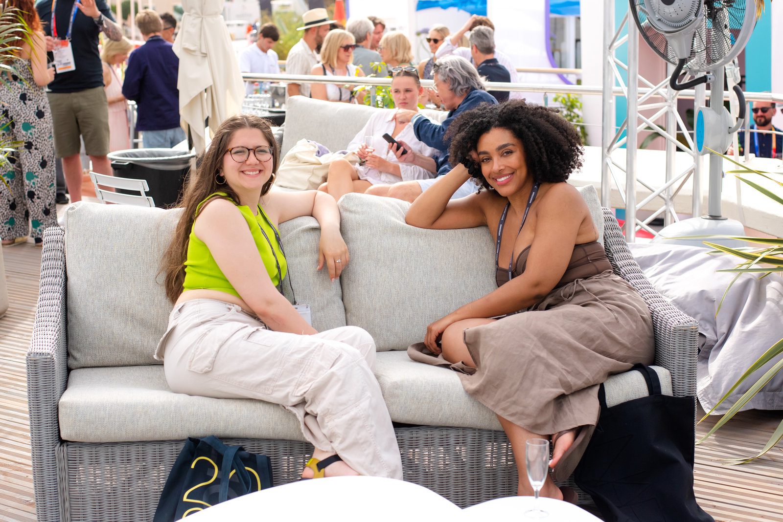 Vivid image in event photography at a luxurious coastal event