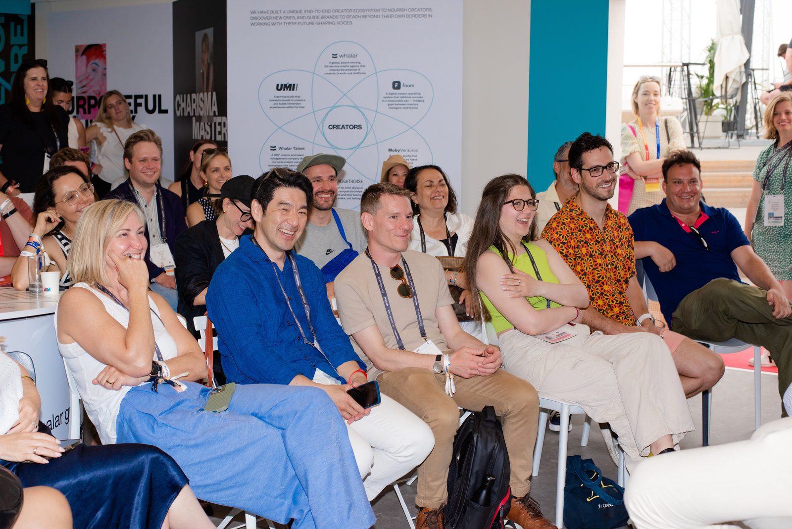 Vivid highlight in event photography at a prestigious coastal event