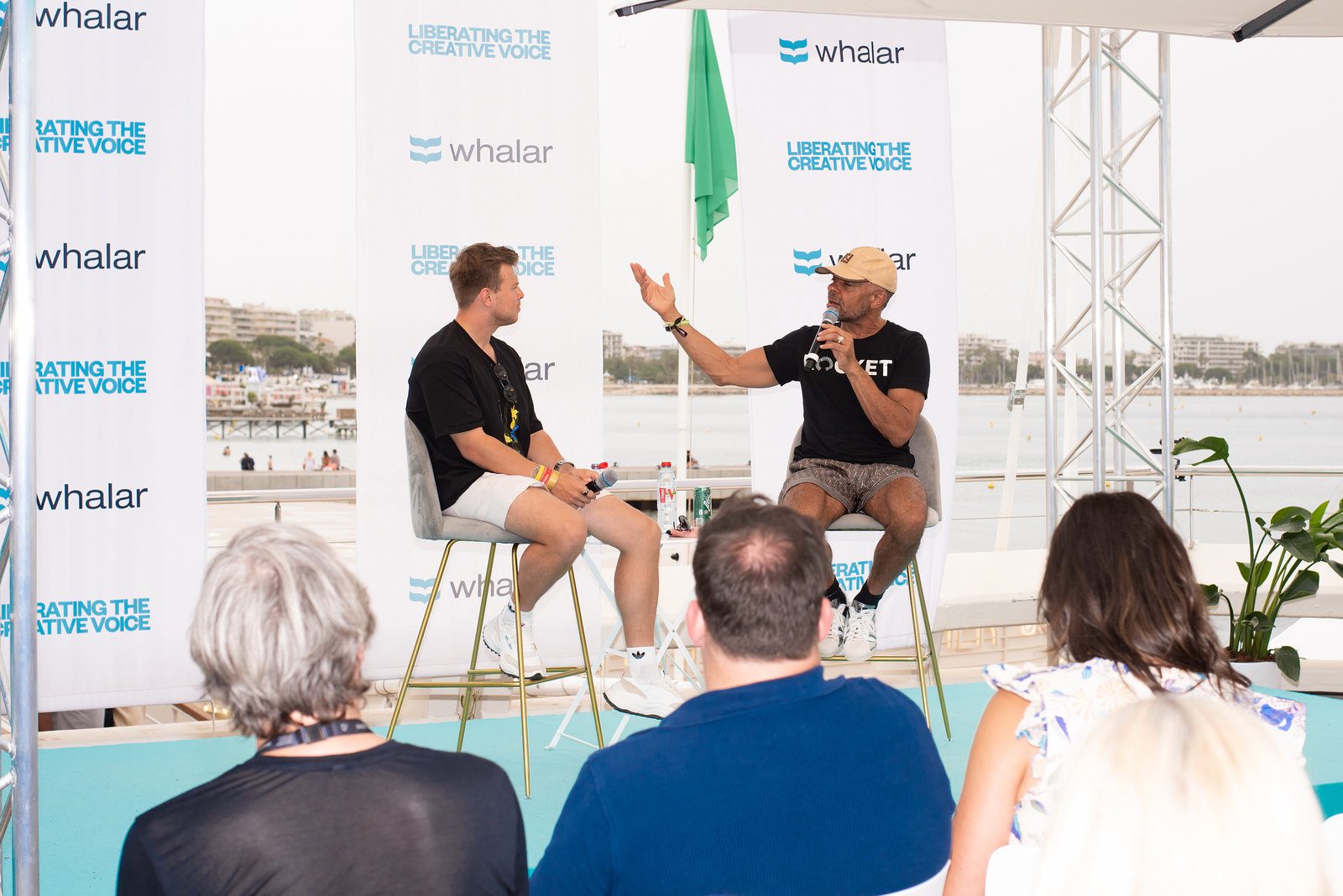 Vivid highlight in event photography at a prestigious coastal event