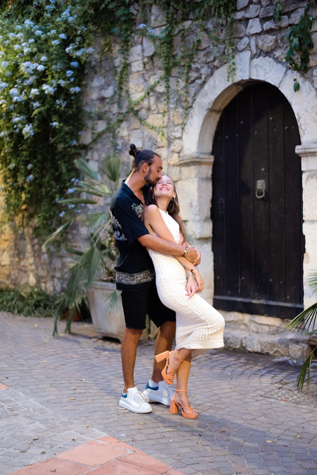 Blissful vacation photography French Riviera capturing Antibes perfect contentment and pure happiness