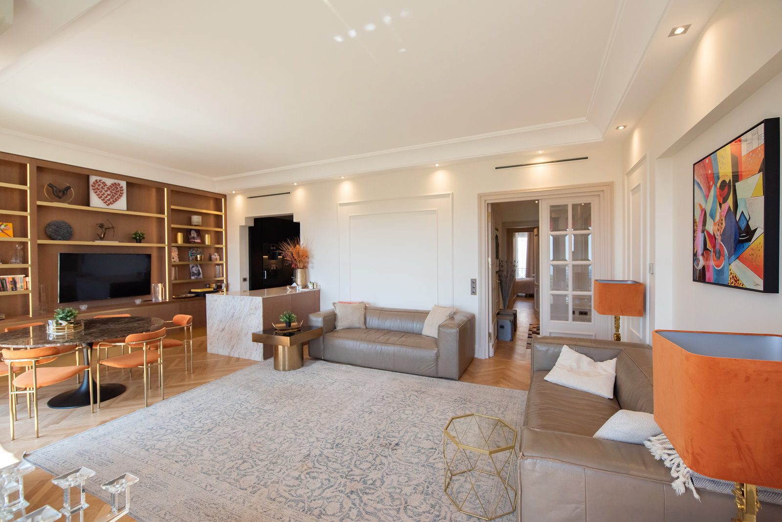 Sophisticated real estate photography French Riviera highlighting Cannes apartment coastal living elegance