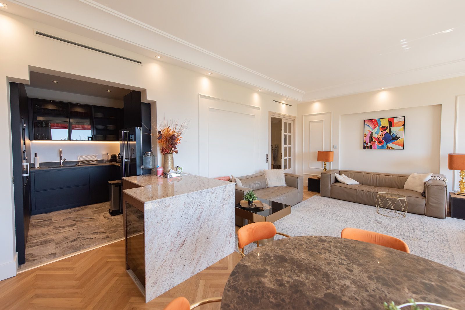 Beautiful real estate photography French Riviera featuring Cannes apartment exclusive residential living