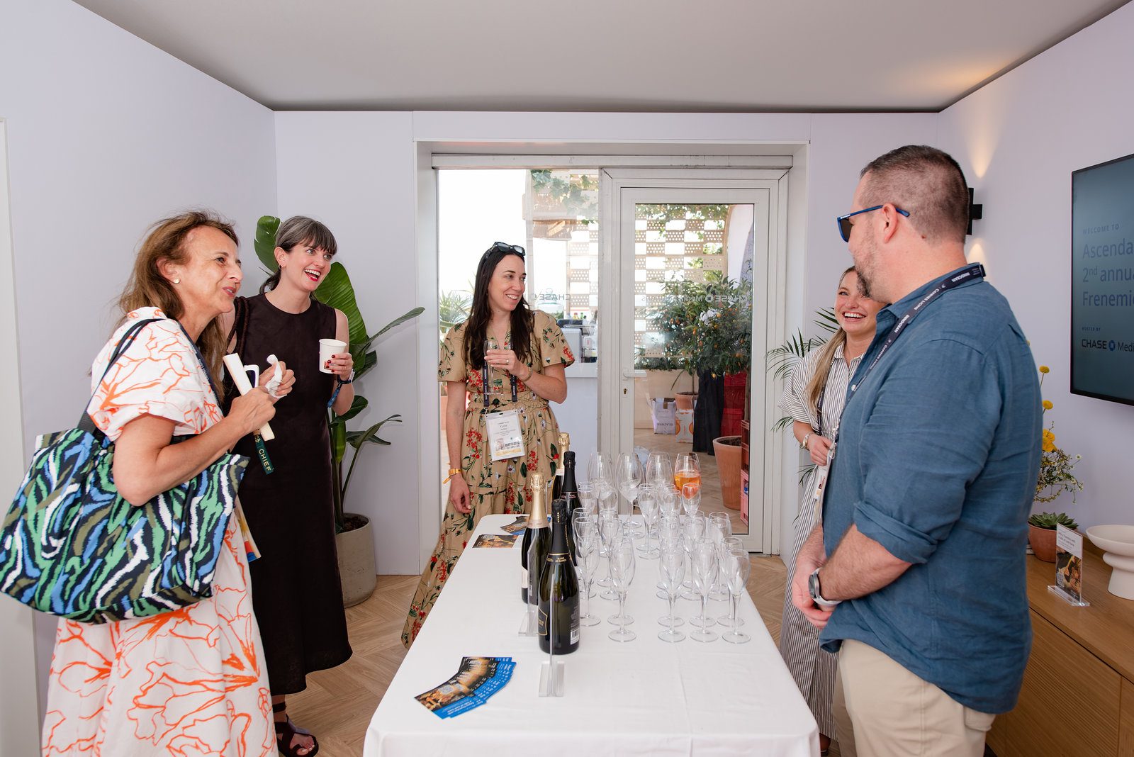 Vibrant event photography French Riviera capturing CMS Cannes Lions corporate events and festival networking