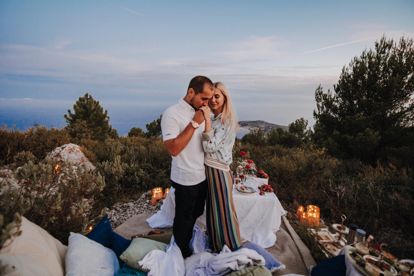 Heartwarming vacation photography French Riviera capturing love story destinations and romantic travels