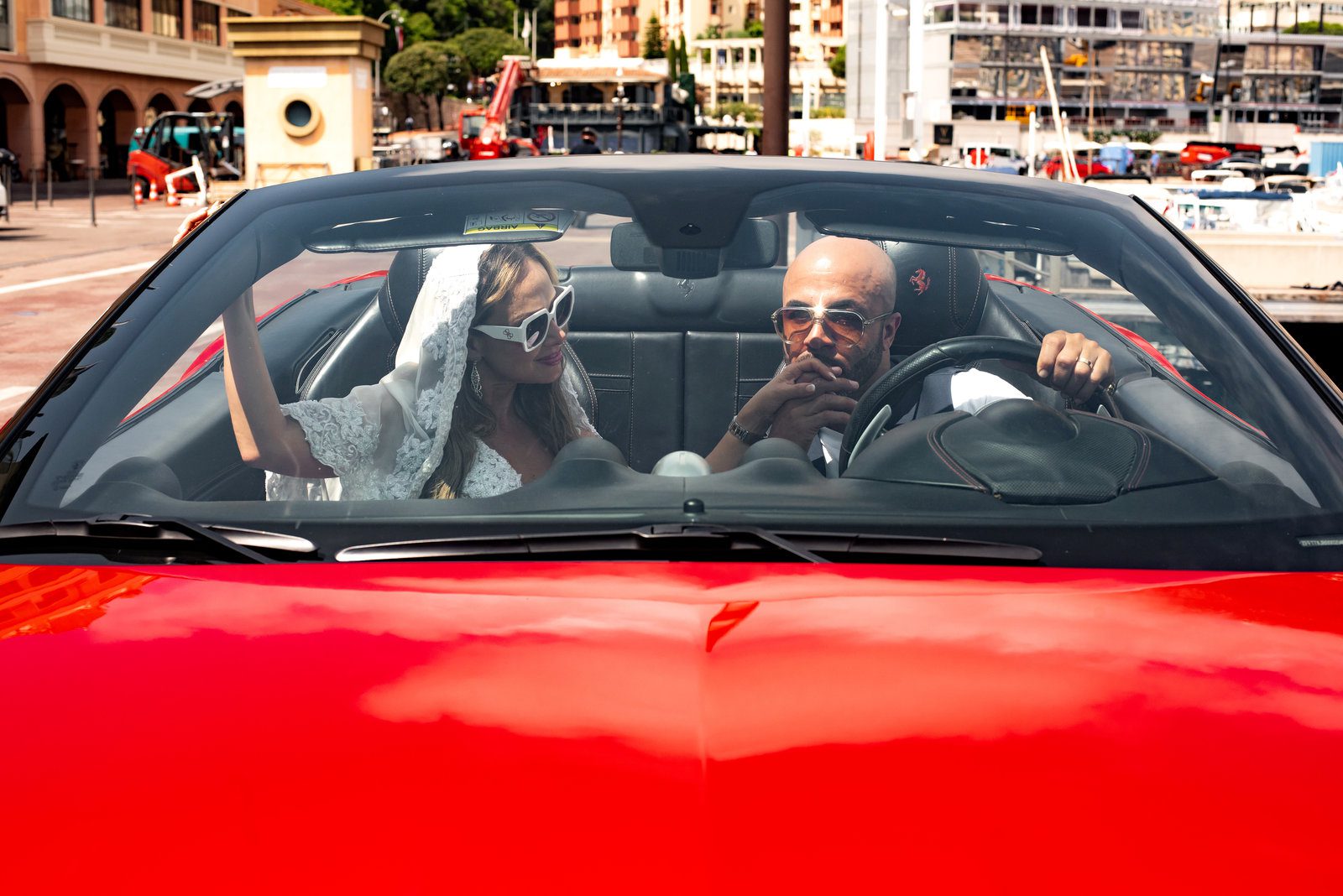 VIP couple photographed with supercar and yachts in French Riviera